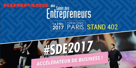 Les équipes de Kompass vous attendent au salon des entrepreneurs 2017