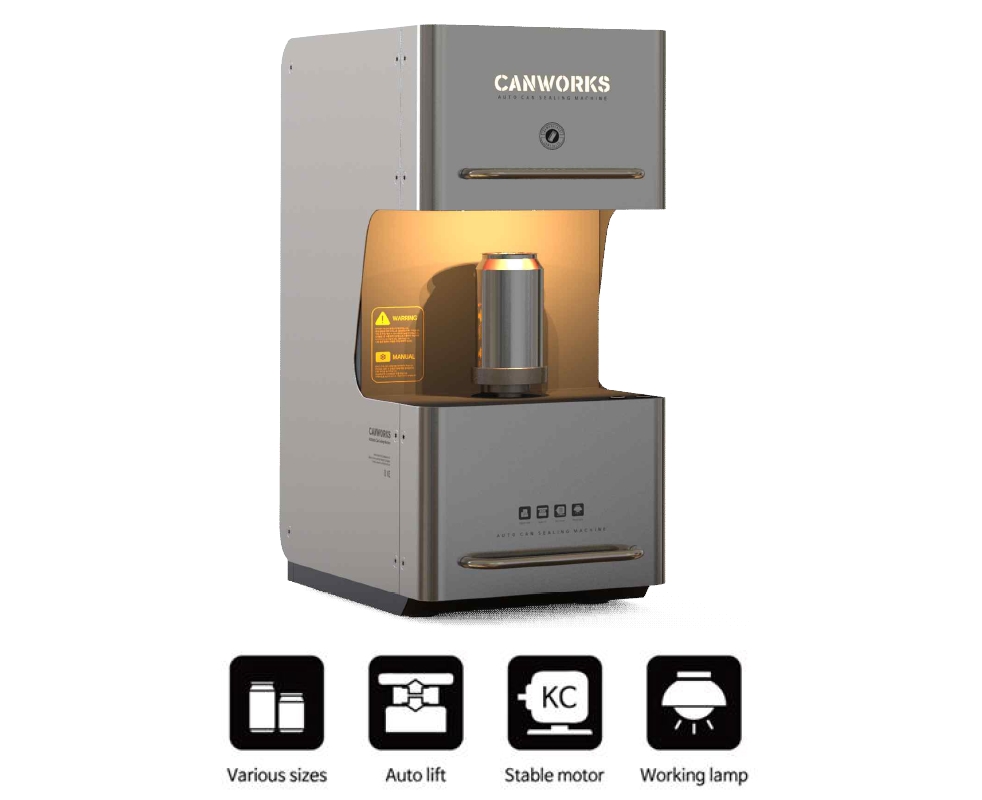 Auto Can Sealing Machine_CANWORKS Kompass Korea, Republic of