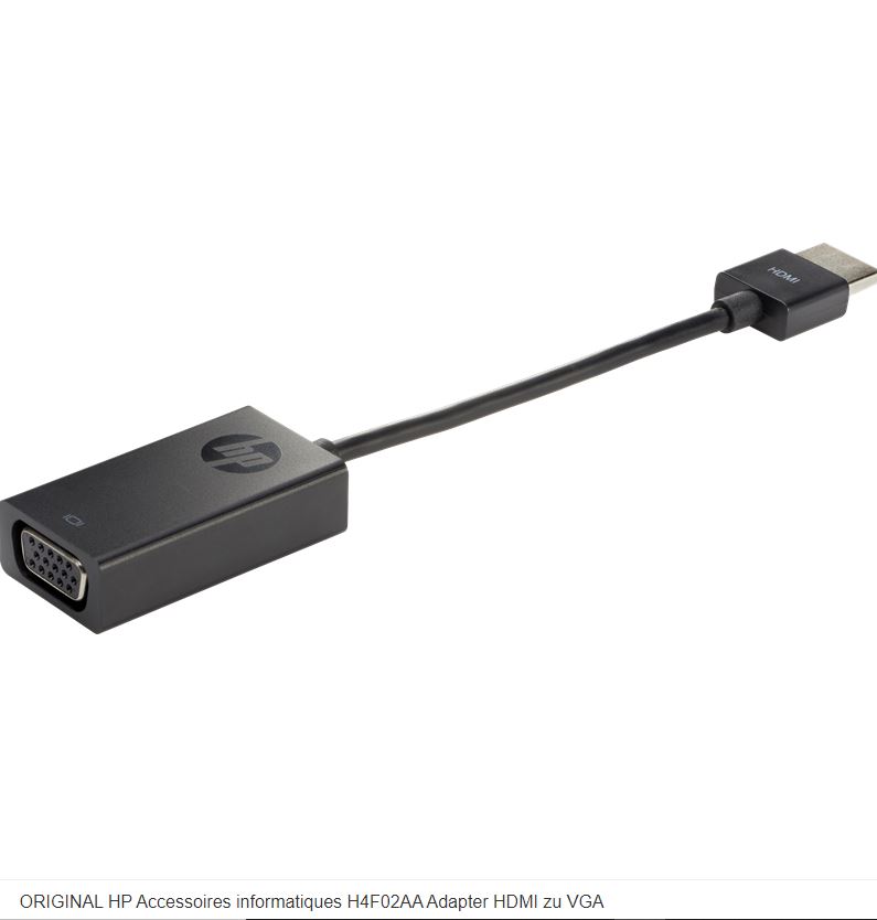 HP ADAPTER HDMI ZU VGA (H4F02AA)
