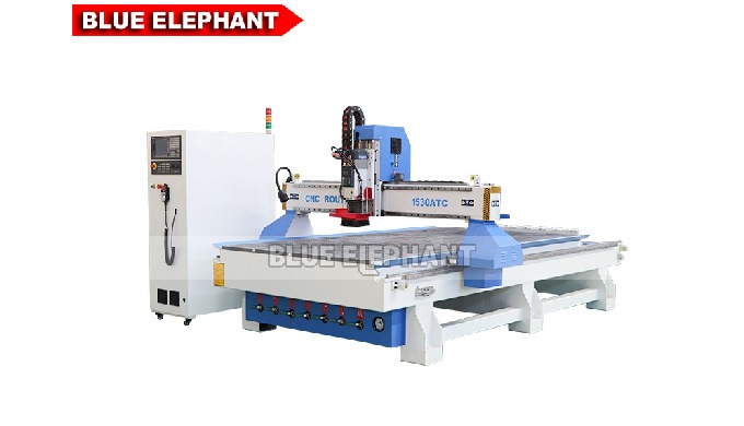 ELECNC-1530 3 Axis ATC Woodworking Machine com trocador de ferramentas linear