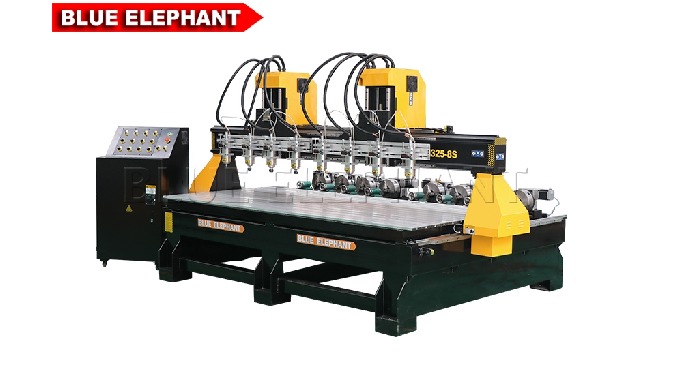 ELECNC-1325 Multi 8 spindles M&aacute;quina para trabalhar madeira