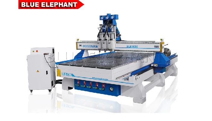 Sistema Pneum&aacute;tico ELECNC-1530 3 Spindles CNC Router