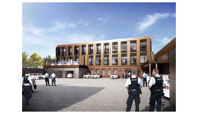 Midtjydsk Beton-vare og elementfabrik, Silkeborg Politistation