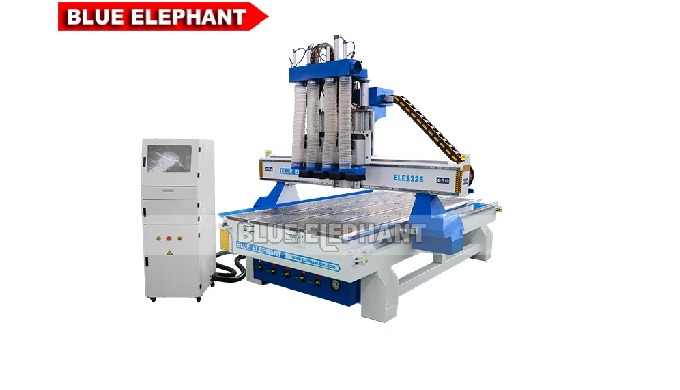 Roteador CNC madeira ELECNC-1325 com 4 eixos