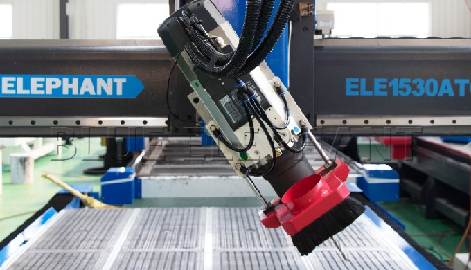 Eixo do router 4 do CNC do cambiador da ferramenta do carrossel ELECNC-1530