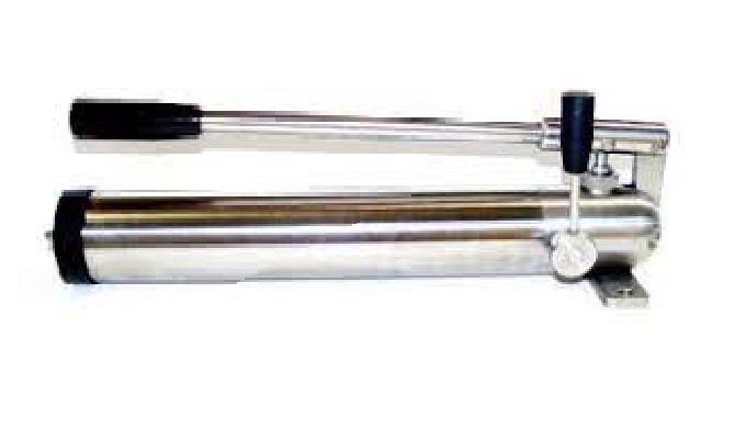 Stainless steel hydraulic hand pump