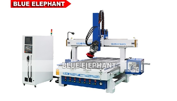 M&aacute;quina autom&aacute;tica do gravador da mudan&ccedil;a da ferramenta do router do CNC do Woodworking ELECNC-1530-4A