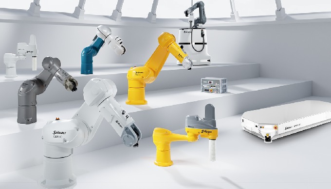 Une gamme unique de robots industriels et mobiles, de cobots et d'AGV