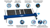 cleaning robot / reset cleaning / Solar panel unmanned cleaning robot