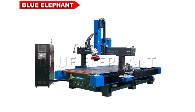 Eixo do router 4 do CNC do cambiador da ferramenta do carrossel ELECNC-1530