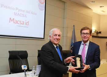 MACSA RECIBE EL PREMIO A LA PYME DEL AÑO MACSA RECIBE EL PREMIO A LA PYME DEL AÑO
