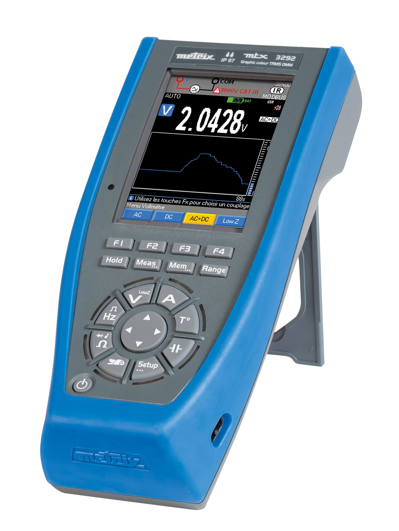 ASYC IV, the 1st multimeters with graphical colour screens ASYC IV, the 1st multimeters with graphical colour screens