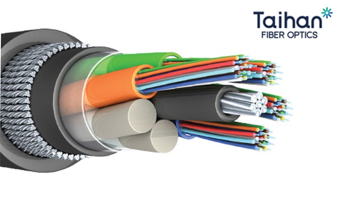 Cabo de fibra óptica blindado com fio de aço | Comunicação por fibra óptica