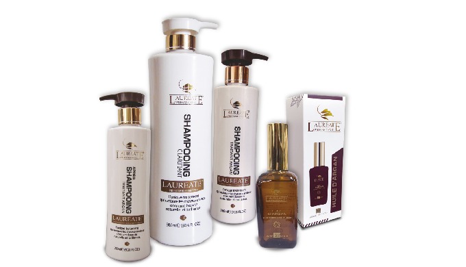 Gamme de soins de cheveux a l'huile d'argan